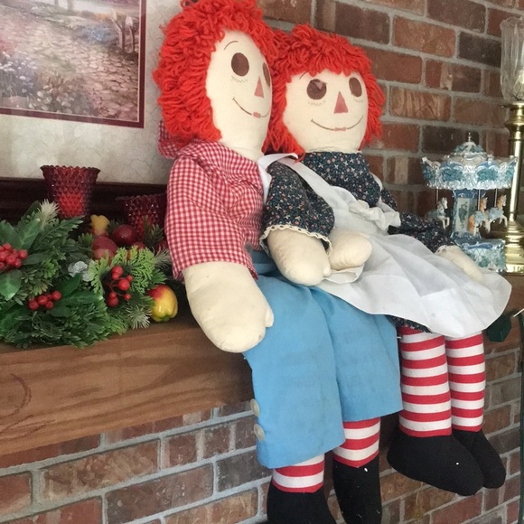 Rare Vintage Large 3 Foot Tall Raggedy Ann & Andy‼️FINAL SALE - Picture 3 of 7